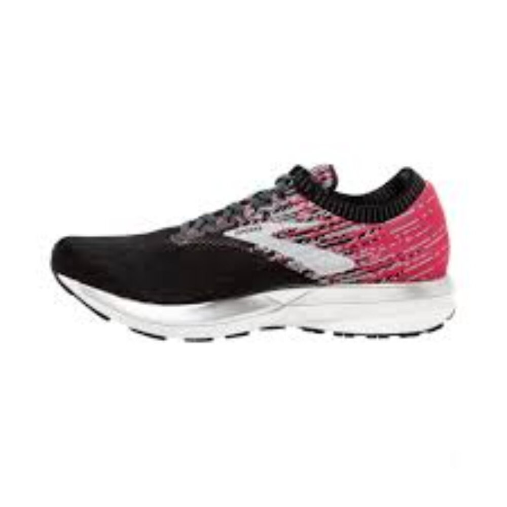 Brooks Women's Black Pink Ricochet Mesh Cuffed Athletic Running Shoes Size 12